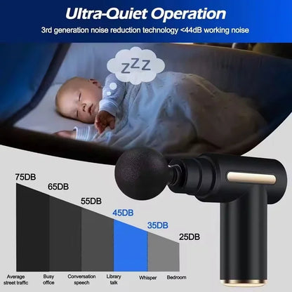 USB rechargeable mini fascia massage gun charging
